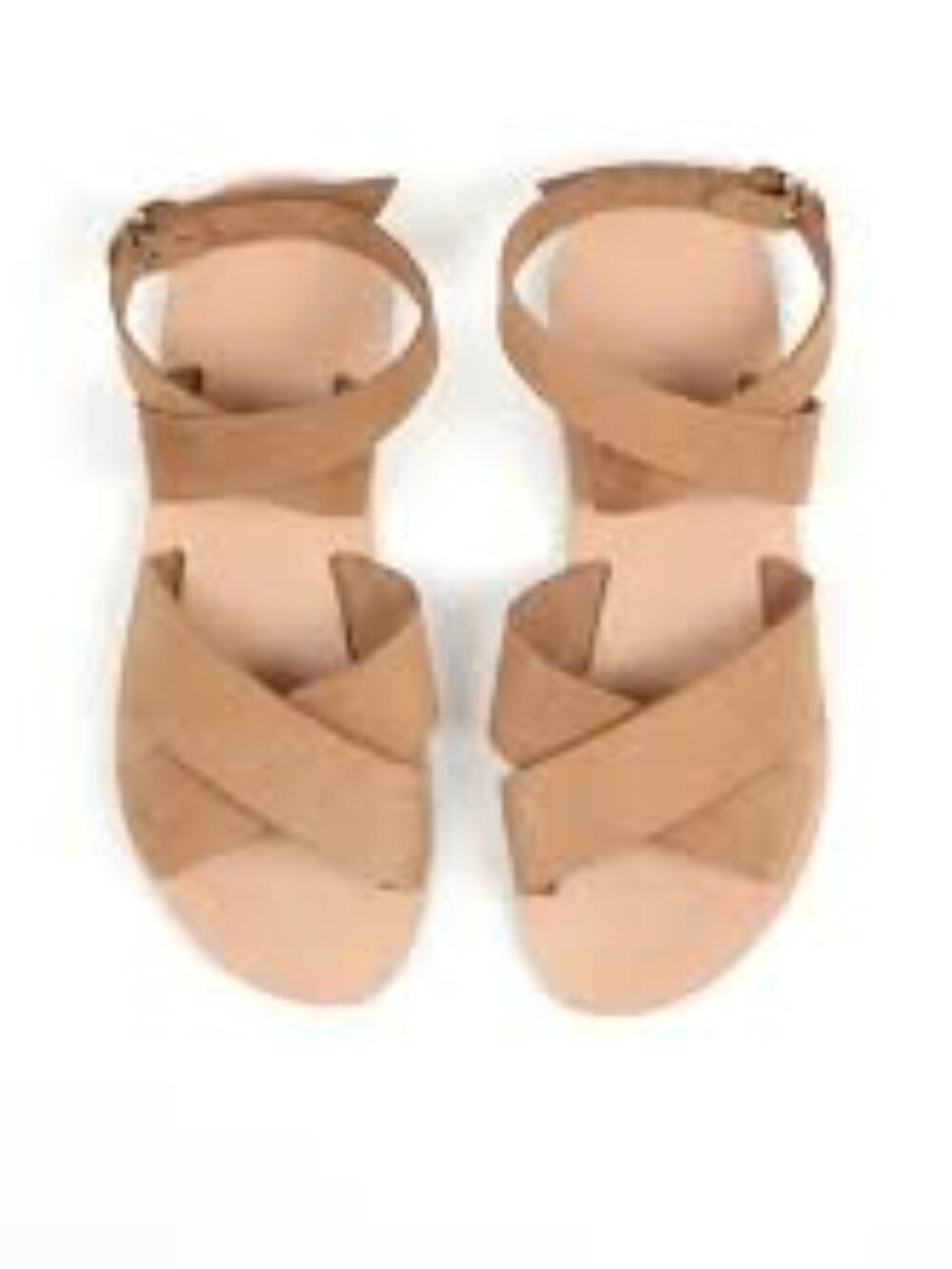 New KYMA Sand Suede PATMOS Greek Sandals EU 41 / US 11